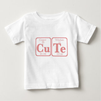 銅テルル (CuTe) -- ピンク ベビーTシャツ