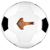 銅トールのハンマー白サッカーボール サッカーボール (回転)