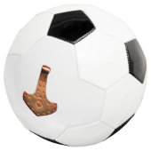 銅トールのハンマー白サッカーボール サッカーボール (3/4)