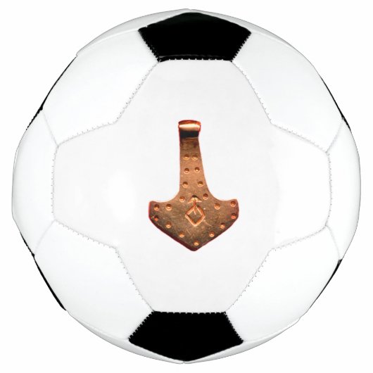 銅トールのハンマー白サッカーボール サッカーボール (正面)