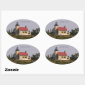 銅ハーバーライトハウスシール 楕円形シール (シート)