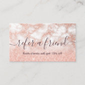 銅バラ金ゴールドエレガントグリッター化粧家 紹介カード (正面)