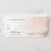 銅バラ金ゴールドグリッター大理石メイクアップアーティスト (裏面)