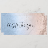 銅バラ金ゴールドグリッター&ブルーメイクアップアーティスト (正面/裏面)