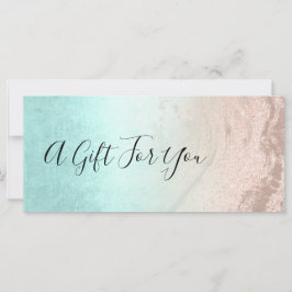 銅バラ金ゴールドグリッター&ミントメイクアップアーティスト