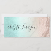 銅バラ金ゴールドグリッター&ミントメイクアップアーティスト (正面)