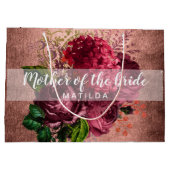 銅バラ金ゴールドフローラの母の花嫁 ラージペーパーバッグ (裏面)