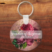 銅バラ金ゴールドフローラ新郎のおばあちゃん キーホルダー (正面)