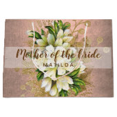 銅バラ金ゴールドフローラ母 ラージペーパーバッグ (正面)