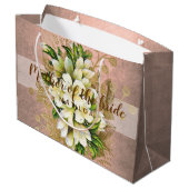 銅バラ金ゴールドフローラ母 ラージペーパーバッグ (裏面アングル)