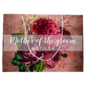 銅バラ金ゴールドフローラ母、新郎 ラージペーパーバッグ (裏面)