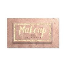 銅バラ金ゴールド赤面美しいメイクアップアーティストセメント