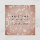 銅バラ金ゴールド《写真》ぼけ味広場 スクエア名刺 (正面)