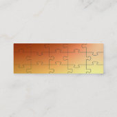 銅パズルプロファイルカード スキニー名刺 (裏面)