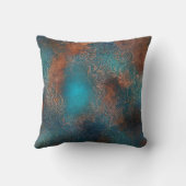 銅パティナラステッドダマスク クッション (裏面)