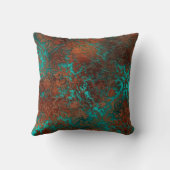 銅パティナラステッドダマスク クッション (裏面)