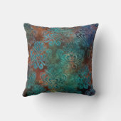 銅パティナラステッドダマスク クッション (裏面)