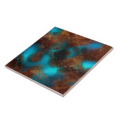 銅パティナラステッドダマスク タイル (側面)