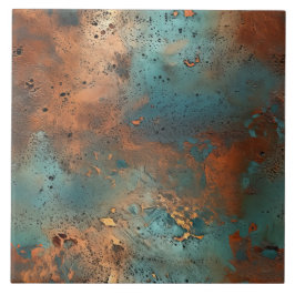 銅パティナ金素朴属セラミックタイル タイル