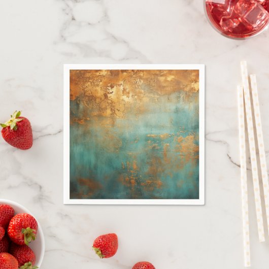 銅パティーナ素朴メタル スタンダードカクテルナプキン (インサイチュ)