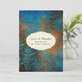 銅パテグランジィナとターコイズサンキューカード サンキューカード (スタンド正面)