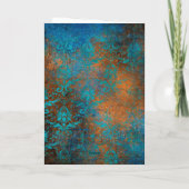 銅パテグランジィナとターコイズサンキューカード サンキューカード (裏面)