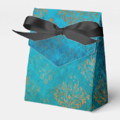 銅パテグランジィナとターコイズダマスク フェイバーボックス (正面サイド)