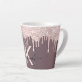 銅ピンクのグリッターのドライブ名 カフェラテマグ (右アングル)