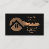 銅ファンシー鍵実在財産ブローカー名刺 名刺 (正面)