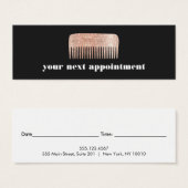 銅フェイクシークムヘアサロンアポイントメント (正面&裏面)