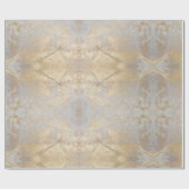 銅フェイクバラ金ゴールド ラッピングペーパー (フラット)