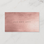 銅フェイクミニマリストアポイントメント 予約カード (正面)