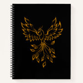 銅フェニックスがブラックで登場 ノートブック (正面)