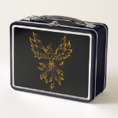 銅フェニックスがブラックで登場 メタルランチボックス (正面)