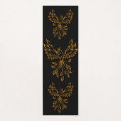 銅フェニックスがブラックで登場 ヨガマット (正面)