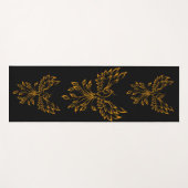 銅フェニックスがブラックで登場 ヨガマット (正面(横))