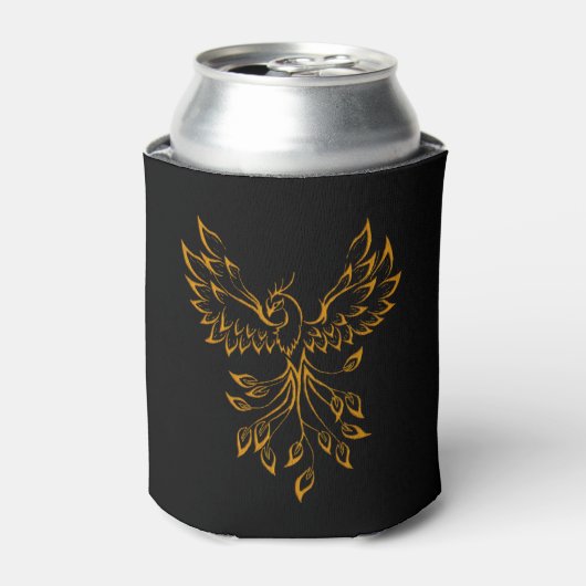 銅フェニックスがブラックで登場 缶クーラー (缶正面)