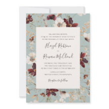 銅ブルゴーニュの野花 |ティール（緑がかった色） 伝統的