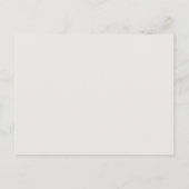 銅ブルゴーニュの野花 |ベージュサンキューカード ポストカード (裏面)