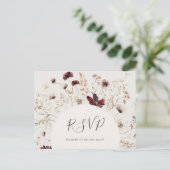 銅ブルゴーニュWildflower Beige SongリクエストRSVP ポストカード (スタンド正面)