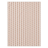 銅ペニーコインパターン – リンカーンセントデザイン テーブルクロス (正面)