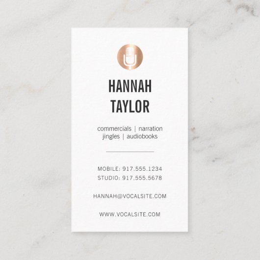 銅マイク声優垂直 名刺 (裏面)