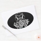 銅マフィアシール 楕円形シール (封筒)