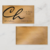銅メタリック名刺 名刺 (正面/裏面)