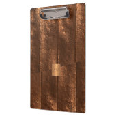 銅メタリック金ゴールド独占的贅沢モノグラムの クリップボード (左)