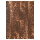 銅メタリック金ゴールド独占的贅沢モノグラムの クリップボード (裏面)