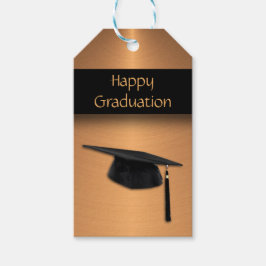 銅メタルルック卒業 ギフトタグ