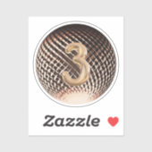 銅メダル3位決定者 シール (シート)