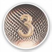 銅メダル3位決定者 シール (正面)