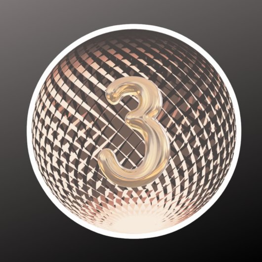 銅メダル3位決定者 シール